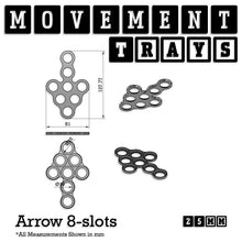 Load image into Gallery viewer, 25mm Movement Trays for Tabletop Games | Waargaming | Full Range - ModelBricks
