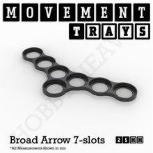 Load image into Gallery viewer, 25mm Movement Trays for Tabletop Games | Waargaming | Full Range - ModelBricks
