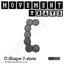 Load image into Gallery viewer, 25mm Movement Trays for Tabletop Games | Waargaming | Full Range - ModelBricks
