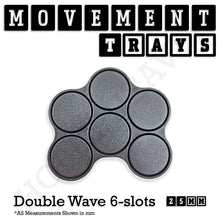 Load image into Gallery viewer, 25mm Movement Trays for Tabletop Games | Waargaming | Full Range - ModelBricks
