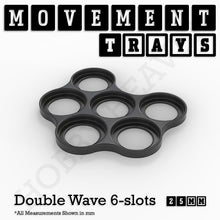 Load image into Gallery viewer, 25mm Movement Trays for Tabletop Games | Waargaming | Full Range - ModelBricks

