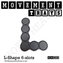Load image into Gallery viewer, 25mm Movement Trays for Tabletop Games | Waargaming | Full Range - ModelBricks

