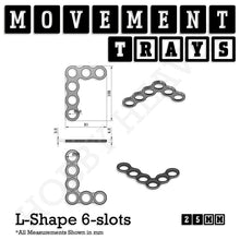 Load image into Gallery viewer, 25mm Movement Trays for Tabletop Games | Waargaming | Full Range - ModelBricks
