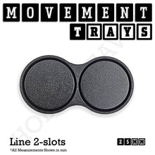 Load image into Gallery viewer, 25mm Movement Trays for Tabletop Games | Waargaming | Full Range - ModelBricks
