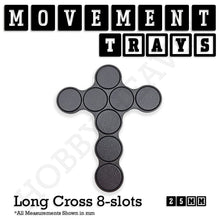Load image into Gallery viewer, 25mm Movement Trays for Tabletop Games | Waargaming | Full Range - ModelBricks
