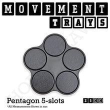 Load image into Gallery viewer, 25mm Movement Trays for Tabletop Games | Waargaming | Full Range - ModelBricks
