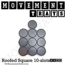 Load image into Gallery viewer, 25mm Movement Trays for Tabletop Games | Waargaming | Full Range - ModelBricks
