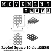 Load image into Gallery viewer, 25mm Movement Trays for Tabletop Games | Waargaming | Full Range - ModelBricks
