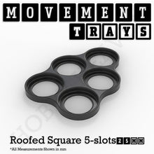 Load image into Gallery viewer, 25mm Movement Trays for Tabletop Games | Waargaming | Full Range - ModelBricks
