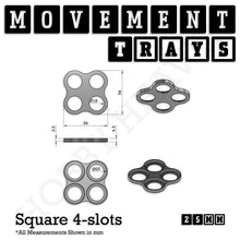 Load image into Gallery viewer, 25mm Movement Trays for Tabletop Games | Waargaming | Full Range - ModelBricks
