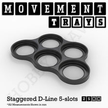 Load image into Gallery viewer, 25mm Movement Trays for Tabletop Games | Waargaming | Full Range - ModelBricks
