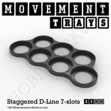 Load image into Gallery viewer, 25mm Movement Trays for Tabletop Games | Waargaming | Full Range - ModelBricks

