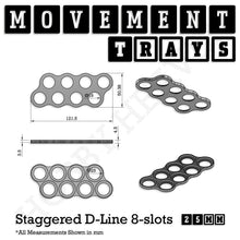 Load image into Gallery viewer, 25mm Movement Trays for Tabletop Games | Waargaming | Full Range - ModelBricks

