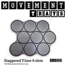 Load image into Gallery viewer, 25mm Movement Trays for Tabletop Games | Waargaming | Full Range - ModelBricks
