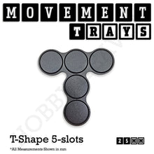 Load image into Gallery viewer, 25mm Movement Trays for Tabletop Games | Waargaming | Full Range - ModelBricks

