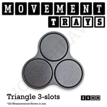 Load image into Gallery viewer, 25mm Movement Trays for Tabletop Games | Waargaming | Full Range - ModelBricks
