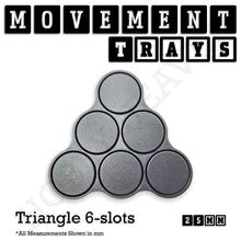 Load image into Gallery viewer, 25mm Movement Trays for Tabletop Games | Waargaming | Full Range - ModelBricks
