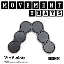 Load image into Gallery viewer, 25mm Movement Trays for Tabletop Games | Waargaming | Full Range - ModelBricks
