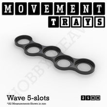 Load image into Gallery viewer, 25mm Movement Trays for Tabletop Games | Waargaming | Full Range - ModelBricks
