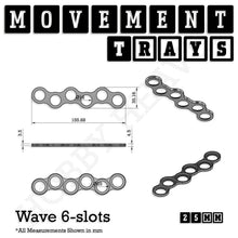 Load image into Gallery viewer, 25mm Movement Trays for Tabletop Games | Waargaming | Full Range - ModelBricks
