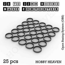 Load image into Gallery viewer, Round Bases Size Converters Round to Round 3d Print Full Range - ModelBricks
