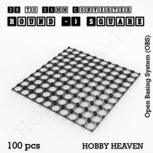 Load image into Gallery viewer, Round to Square Bases Shape and Size Converters 3d Print Full Range - ModelBricks
