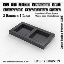Load image into Gallery viewer, Square and Rectangle Movement Trays Adapters for Tabletop Games - ModelBricks
