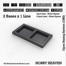 Load image into Gallery viewer, Square and Rectangle Movement Trays Adapters for Tabletop Games - ModelBricks
