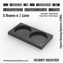 Load image into Gallery viewer, Round to Square Movement Trays Adapters for Tabletop Games - ModelBricks
