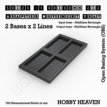 Load image into Gallery viewer, Square and Rectangle Movement Trays Adapters for Tabletop Games - ModelBricks
