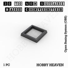 Load image into Gallery viewer, Square to Square Bases Size Converters 3d Print Full Range - ModelBricks
