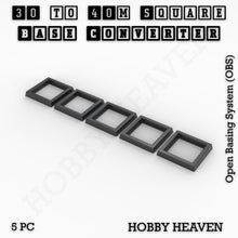 Load image into Gallery viewer, Square to Square Bases Size Converters 3d Print Full Range - ModelBricks
