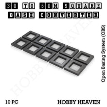 Load image into Gallery viewer, Square to Square Bases Size Converters 3d Print Full Range - ModelBricks
