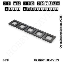 Load image into Gallery viewer, Square to Square Bases Size Converters 3d Print Full Range - ModelBricks

