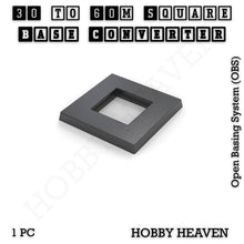 Load image into Gallery viewer, Square to Square Bases Size Converters 3d Print Full Range - ModelBricks
