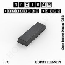 Load image into Gallery viewer, Rectangle Bases Range Sizes - 20x15mm to 75x25mm Small Sizes 3d Print Full Range Tabletop Games - ModelBricks
