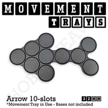 Load image into Gallery viewer, 32mm Movement Trays for Tabletop Games | Compatible with Popular Miniatures | Full Range - ModelBricks
