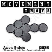 Load image into Gallery viewer, 32mm Movement Trays for Tabletop Games | Compatible with Popular Miniatures | Full Range - ModelBricks
