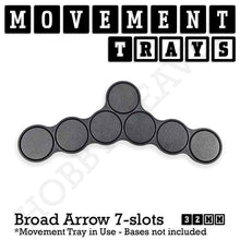 Load image into Gallery viewer, 32mm Movement Trays for Tabletop Games | Compatible with Popular Miniatures | Full Range - ModelBricks
