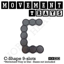 Load image into Gallery viewer, 32mm Movement Trays for Tabletop Games | Compatible with Popular Miniatures | Full Range - ModelBricks
