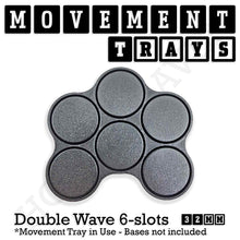 Load image into Gallery viewer, 32mm Movement Trays for Tabletop Games | Compatible with Popular Miniatures | Full Range - ModelBricks

