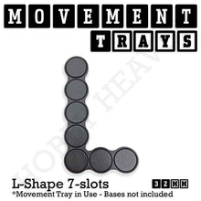 Load image into Gallery viewer, 32mm Movement Trays for Tabletop Games | Compatible with Popular Miniatures | Full Range - ModelBricks
