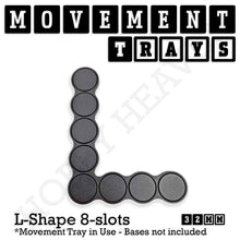 Load image into Gallery viewer, 32mm Movement Trays for Tabletop Games | Compatible with Popular Miniatures | Full Range - ModelBricks
