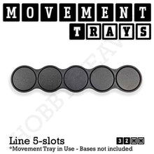 Load image into Gallery viewer, 32mm Movement Trays for Tabletop Games | Compatible with Popular Miniatures | Full Range - ModelBricks
