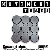 Load image into Gallery viewer, 32mm Movement Trays for Tabletop Games | Compatible with Popular Miniatures | Full Range - ModelBricks
