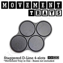 Load image into Gallery viewer, 32mm Movement Trays for Tabletop Games | Compatible with Popular Miniatures | Full Range - ModelBricks
