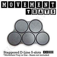 Load image into Gallery viewer, 32mm Movement Trays for Tabletop Games | Compatible with Popular Miniatures | Full Range - ModelBricks
