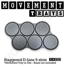 Load image into Gallery viewer, 32mm Movement Trays for Tabletop Games | Compatible with Popular Miniatures | Full Range - ModelBricks
