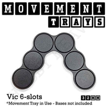 Load image into Gallery viewer, 32mm Movement Trays for Tabletop Games | Compatible with Popular Miniatures | Full Range - ModelBricks
