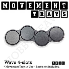 Load image into Gallery viewer, 32mm Movement Trays for Tabletop Games | Compatible with Popular Miniatures | Full Range - ModelBricks
